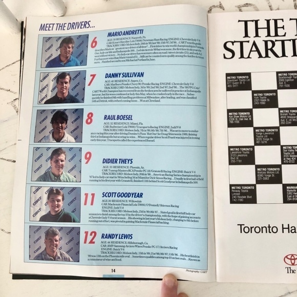 Molson Indy, Official Programs, Vintage 90s, Set of 3, Exhibition Place, Toronto - Picture 5 of 9